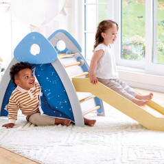 Детский игровой комплекс 4-в-1 «Пиклер с горкой, скалодром» - Фото 4