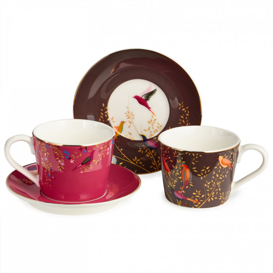 Набор кофейных пар «Golden birds»