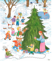 Конни и Якоб наряжают ёлку. Адвент-календарь для малышей - Фото 4