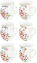 Набор кружек на подставке «Яблоневый цвет на белом» - Фото 4