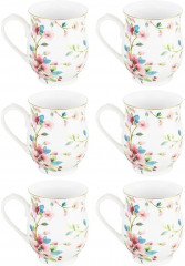 Набор кружек на подставке «Яблоневый цвет на белом» - Фото 5