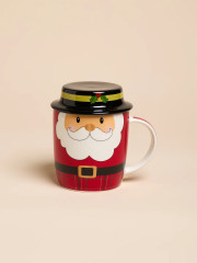 Кружка с крышкой «Санта» - Фото 4