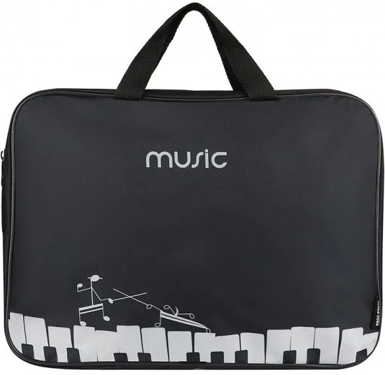 Папка для тетрадей «Клавиши на чёрном»