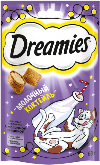 Лакомство для взрослых кошек с добавлением молока «Молочный коктейль»