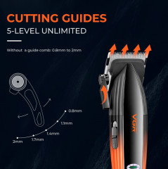 Машинка для стрижки волос профессиональная V-886C - Фото 2