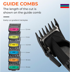 Машинка для стрижки волос профессиональная V-886C - Фото 4