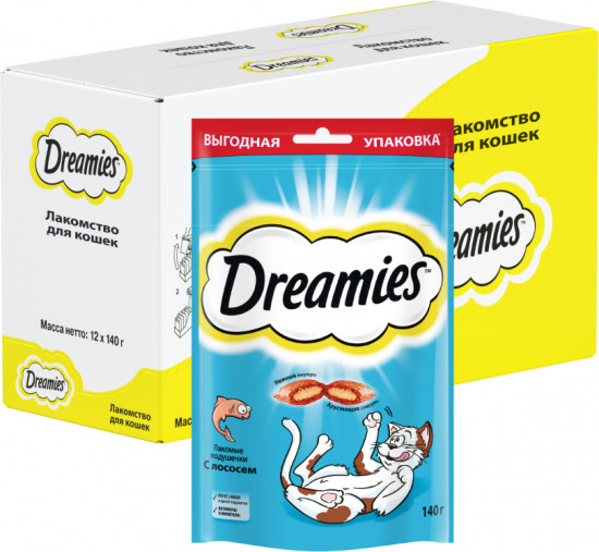 Набор лакомств для кошек «Подушечки с лососем»