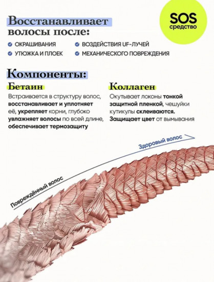 Увлажняющая сыворотка для роста волос несмываемая