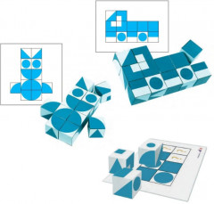 Умные кубики. Силуэты. 50 игр для развития интеллекта - Фото 2