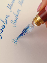 Ручка-перо стеклянная для каллиграфии - Фото 17