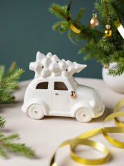 Фигурка новогодняя с подсветкой «Машинка с ёлкой» - Фото 5