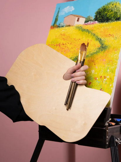 Палитра деревянная