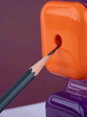 Точилка для карандашей механическая с контейнером - Фото 14