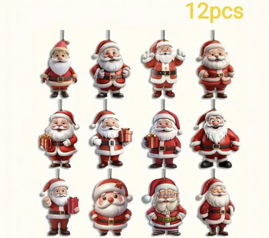 Набор игрушек елочных «Санта»