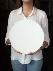 Холст на картоне круглый - Фото 1