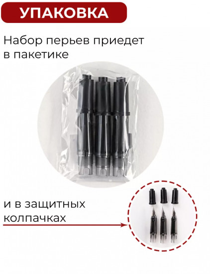 Набор перьев для перьевой ручки сменных
