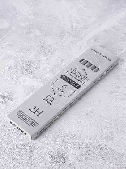 Набор карандашей чернографитных матовых