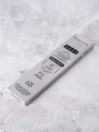 Набор карандашей чернографитных матовых