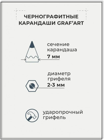 Набор карандашей «Graf’Art»