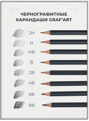 Набор карандашей чернографитных - Фото 3