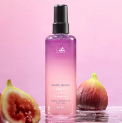 Парфюмированный двухфазный мист для волос «Keratin Layered Oil Mist Fig Tea» - Фото 4