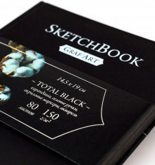 Скетчбук для графики «Total Black» - Фото 10