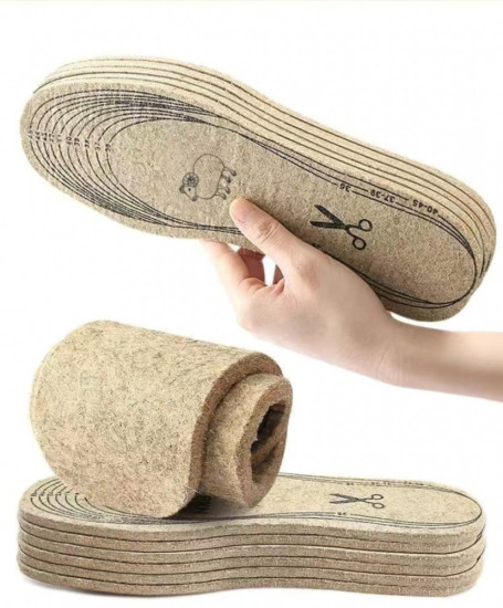 Стельки войлочные