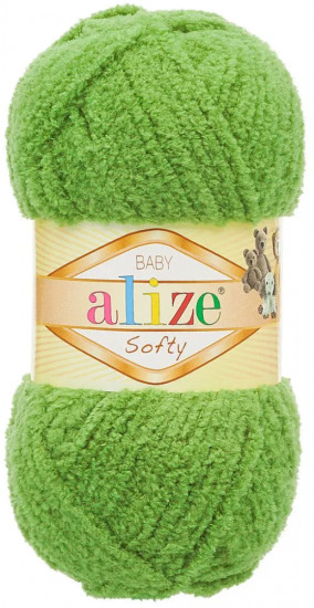 Набор пряжи для вязания «Softy», цвет 485 зеленая черепаха