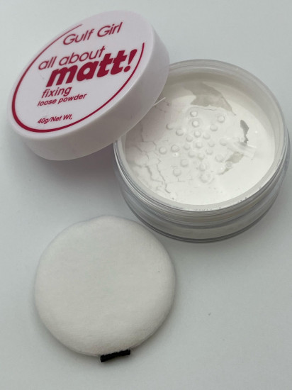 Пудра для лица рассыпчатая, оттенок прозрачный