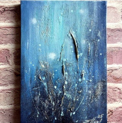 Картина фактурная авторская «Сон степи» - Фото 4