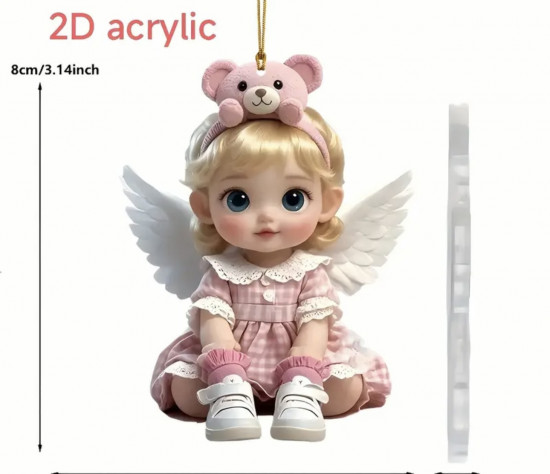 Фигурка акриловая подвесная «Ангел»