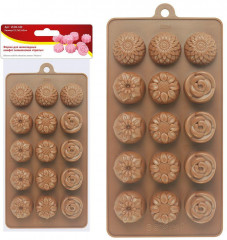 Форма для шоколадных конфет «Цветы» - Фото 1