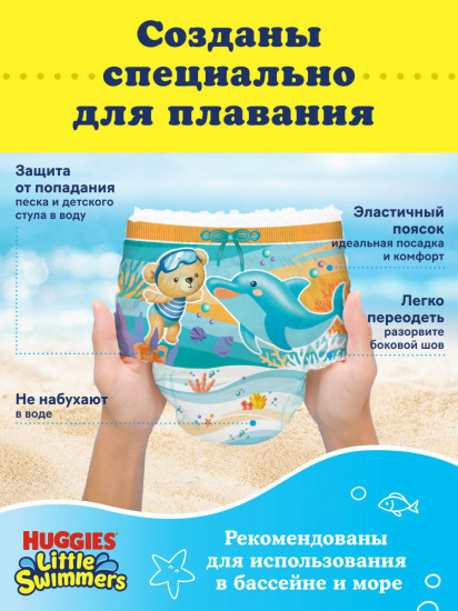 Трусики-подгузники для плавания