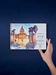 Скетчбук для акварели «Veroneze» - Фото 5