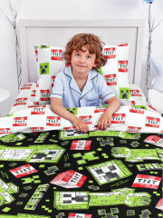 Комплект постельного белья «Minecraft. Крипер» - Фото 6