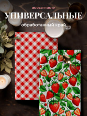 Комплект полотенец вафельных «Sweet strawberry» - Фото 7