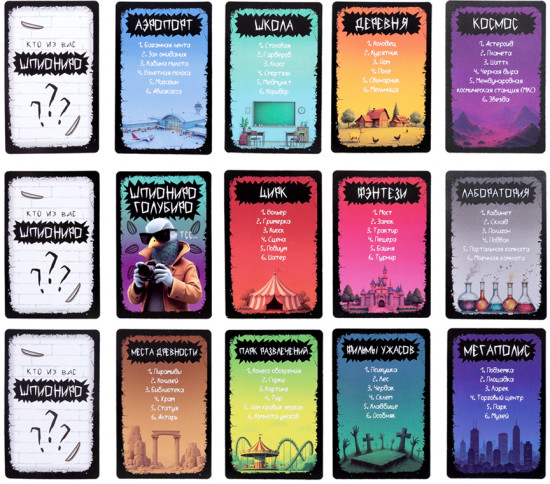 Игра настольная «Шпиониро»