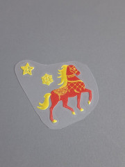 Набор наклеек для декора «Золото лошади» - Фото 5