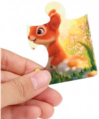 Пазл 9 в 1 «Лесные животные» - Фото 2