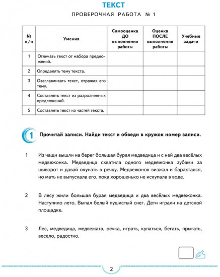 Русский язык. 2 класс. Тематические проверочные работы
