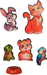 Пазл деревянный 11 в 1 «Домашние животные» - Фото 3