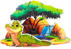 Пазл деревянный 11 в 1 «Фауна Африки» - Фото 2