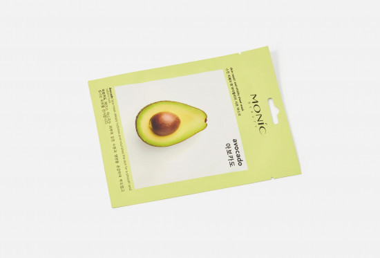 Маска для лица тканевая с экстрактом авокадо