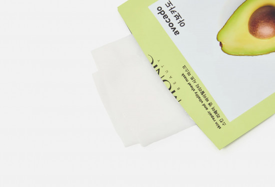 Маска для лица тканевая с экстрактом авокадо