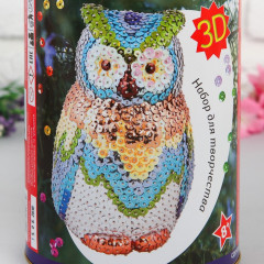 Мозаика из пайеток 3D «Совушка» - Фото 2