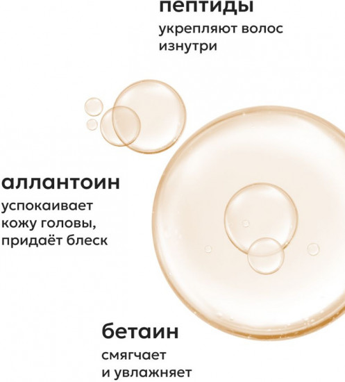 Шампунь для волос с пептидами «Глубокое восстановление на молекулярном уровне»