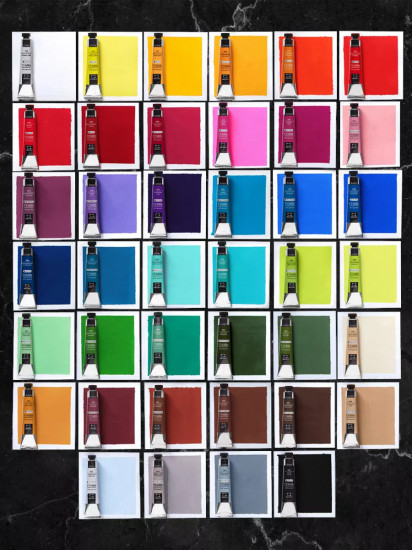 Набор гуаши в тюбиках подарочный