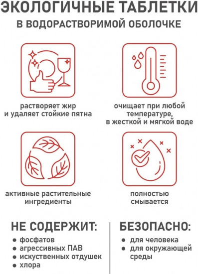 Таблетки для посудомоечных машин «Все в 1»