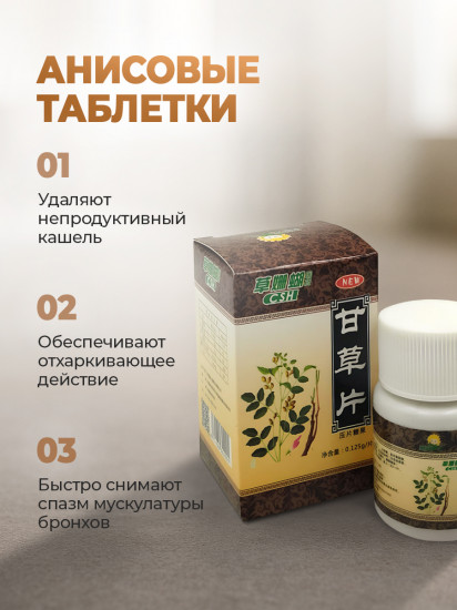 Таблетки от кашля «Анисовые»