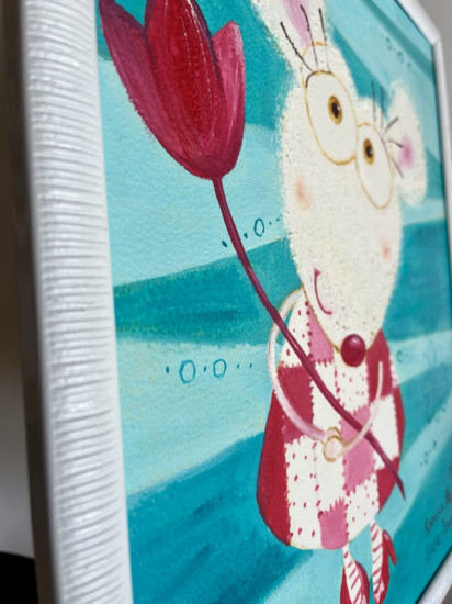 Картина в детскую «Крошка Мишель»